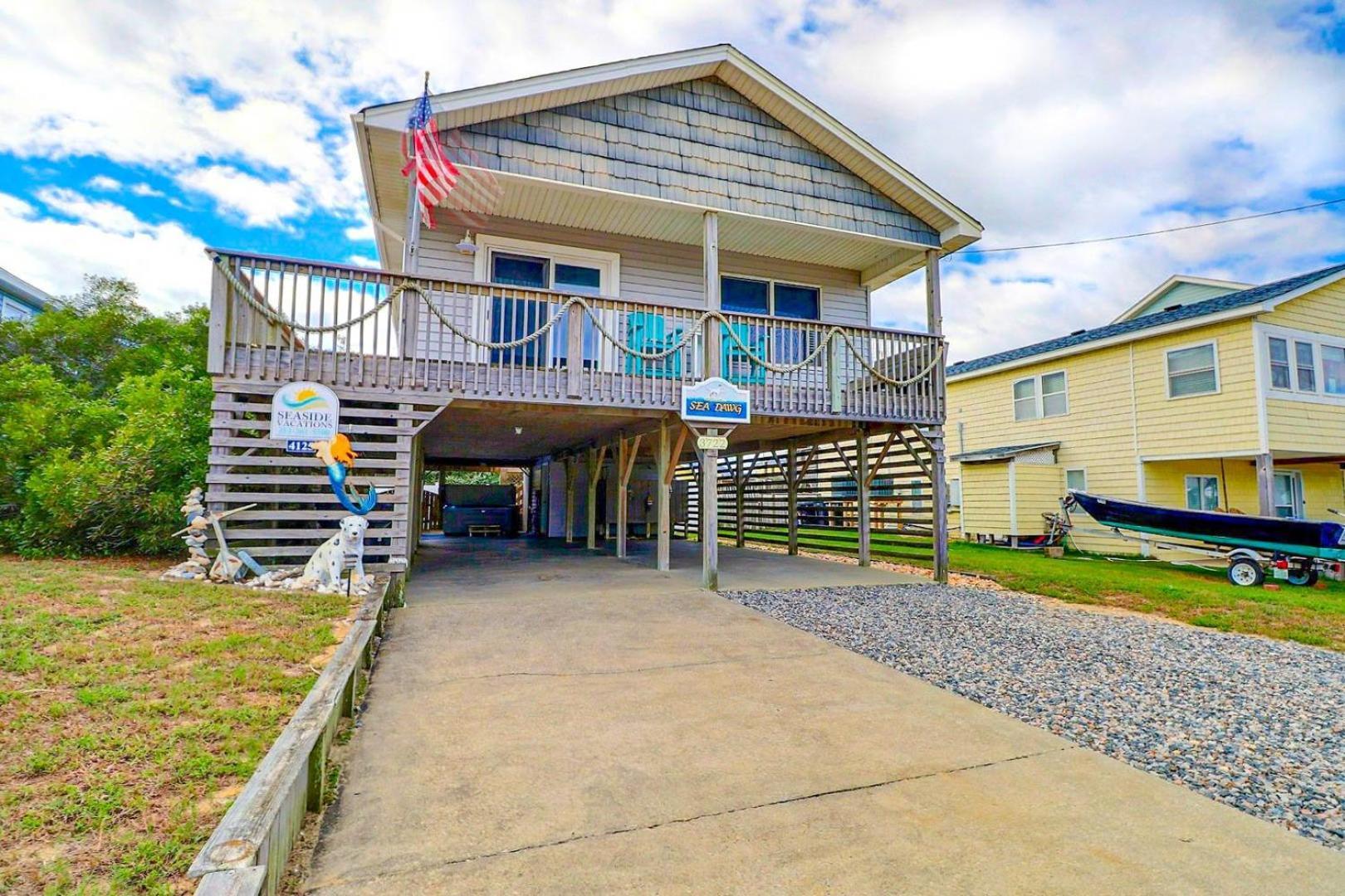 4125 Sea Dawg 4 Min Walk To Beach Villa Kitty Hawk Exterior photo